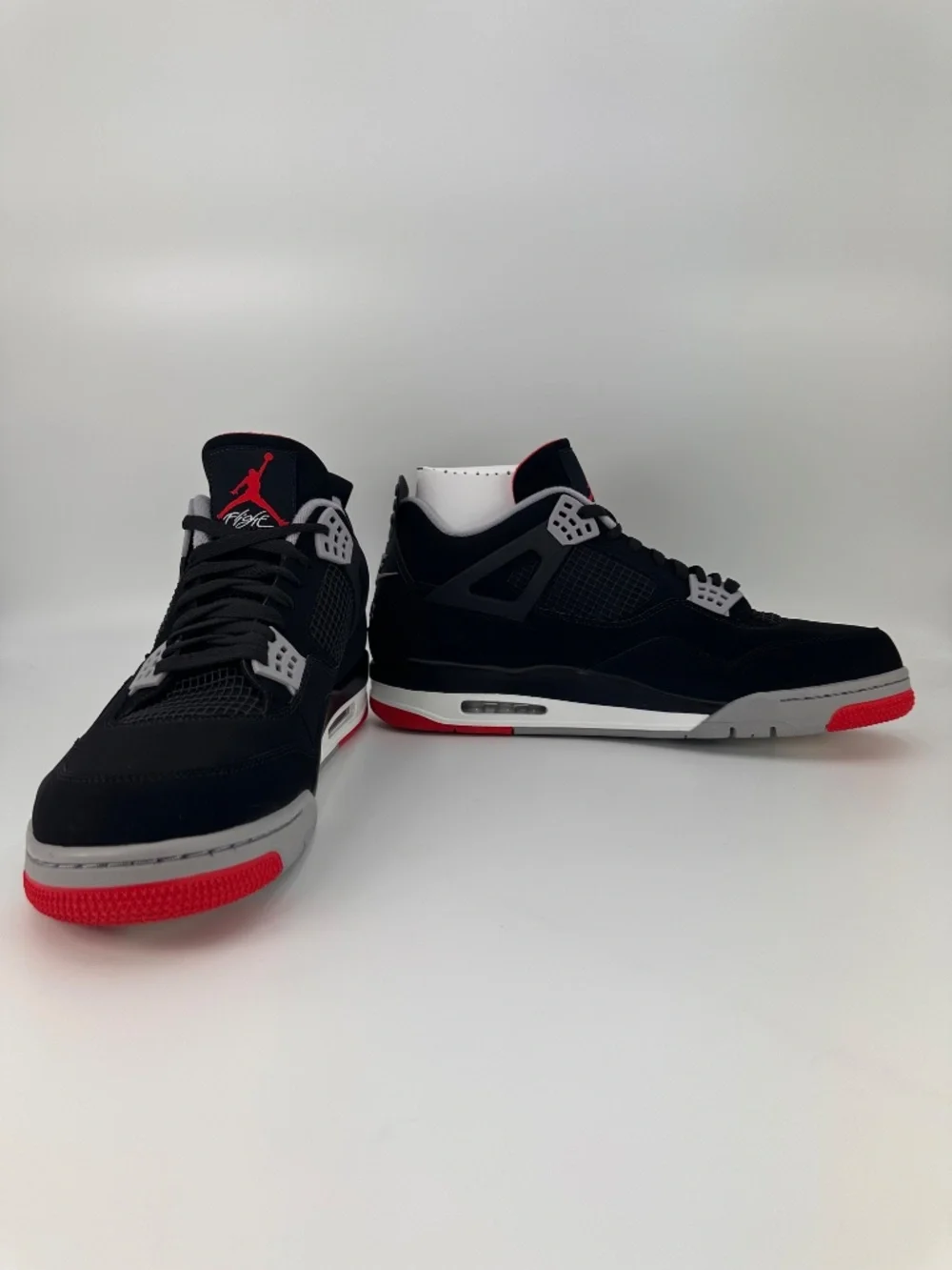 Nike Air Jordan 4 Retro 308497-060 2019 BRED BLACK RED CEMENT GREY MENS 15 NEW